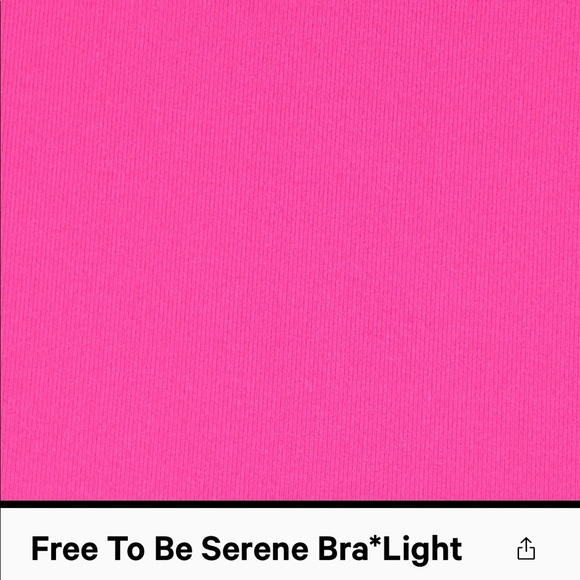 NWT Lululemon Free Serene Bra SONIC PINK size 6 - Picture 5 of 5